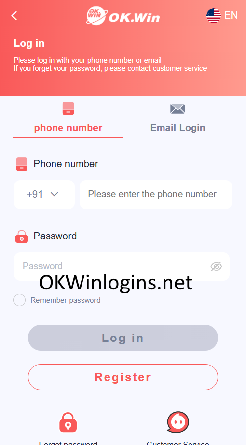 OK Win Login